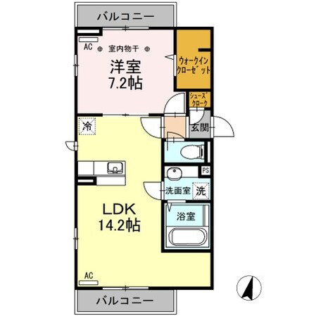 D-room煌（キララ）の物件間取画像